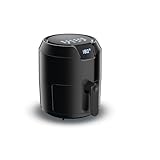 Tefal EY4018 Heißluftfritteuse Easy Fry Precision XL | Air Fryer | 1500 W | 4,2 L für 6 Portionen | 8 automatische Programme | Digitales Display | energiesparend | gesunde Friteuse ohne Öl | Schwarz