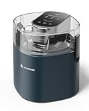 AAOBOSI Eismaschine,Automatische Eismaschine,1,5L Doppelt isolierte Gefrierschale,Gelato,Sorbet,Frozen Yogurt Maker,Hausgemachtes Softeis,Timer