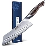 HOSHANHO Santoku Messer, Japanische Küchenmesser Kochmesser Profi Messer, AUS-10 Scharfe Messerklinge mit Ergonomischer Griff, Geschenkbox
