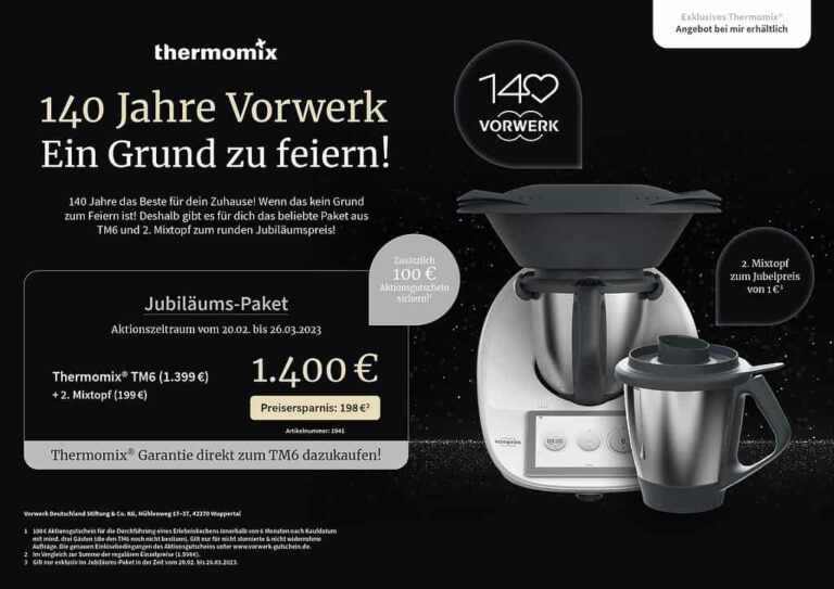 Thermomix® Jubiläums-Angebot Mit 2. Mixtopf Für 1 Euro